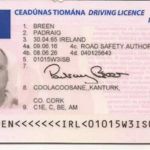 Buy Ireland Drivers License: Real & Fake Online