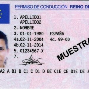 Buy Genuine Spanish Driving License Online