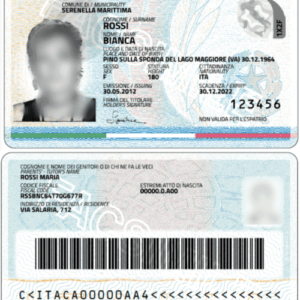 Buy Authentic Italian ID Card Online Now