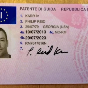Buy Italian Driving License Online: Real Fake